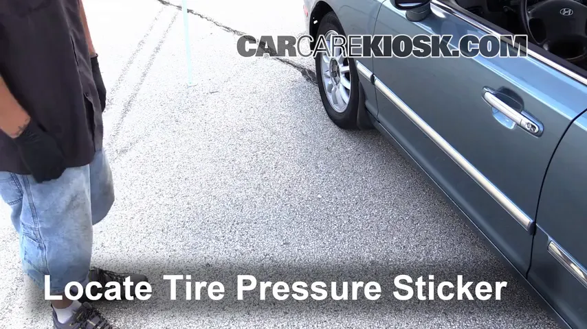 2004 Hyundai XG350 L 3.5L V6 Tires & Wheels Check Tire Pressure